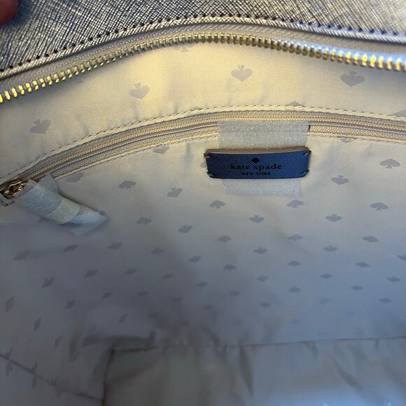 NWT Kate Spade Tinsel Lilac Frost Glitter Tote Bag - Picture 11 of 16